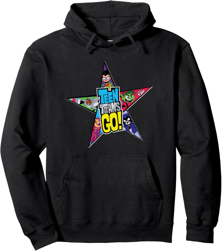 DC Comics Teen Titans Go Star Logo Pullover Hoodie