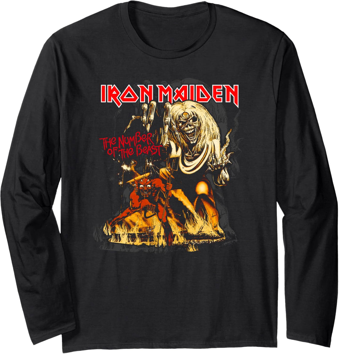 Iron Maiden - Number of the Beast Graphic Langarmshirt