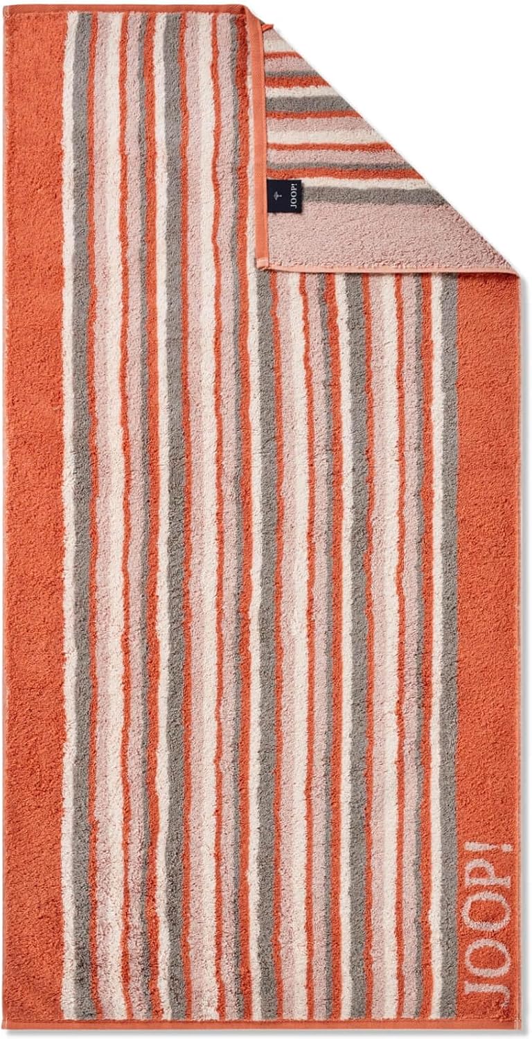 JOOP! Duschtuch Move Stripes 1692 | 33 apricot - 80 x 150 Duschtuch 80x150 cm, Duschtuch 80x150 cm