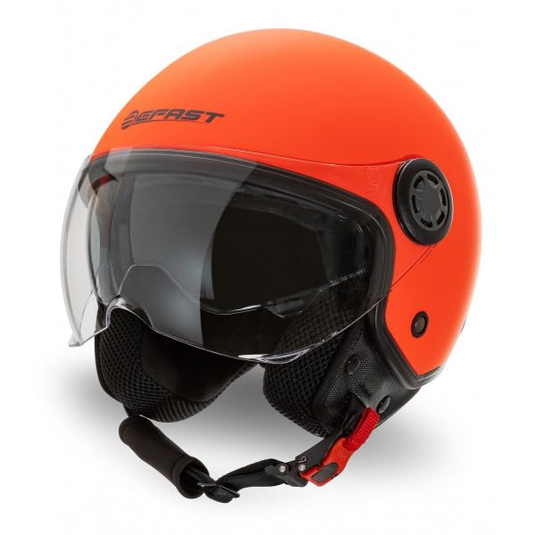 Rapid II - Zugelassener Jet-Helm mit Polycarbonat-Doppelvisier, Scooter-Helm mit Sonnenblende, Motor