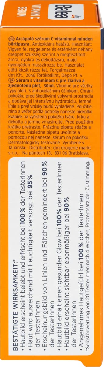Balea Serum VITAMIN C für ein ebenmässiges Hautbild und einen strahlenden Teint mit antioxidativer W