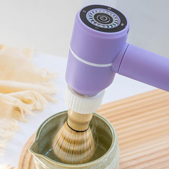 Matchaschäumer - Elektrischer Matcha Schneebesen Handmilchschäumer - Automatischer Mixer Mit 3 Gesch