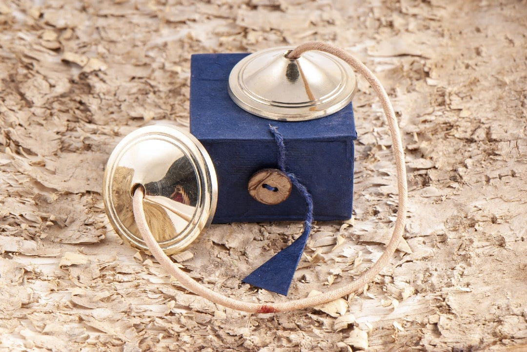 Berk Zimbel - Tibetische Meditationszimbeln in Geschenkbox, Messing, Poliert