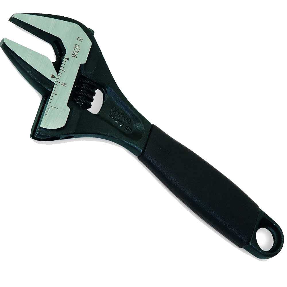 Bahco 9029 R Us 6 Wide Mouth Rollgabelschlüssel 6 inches, 6 inches