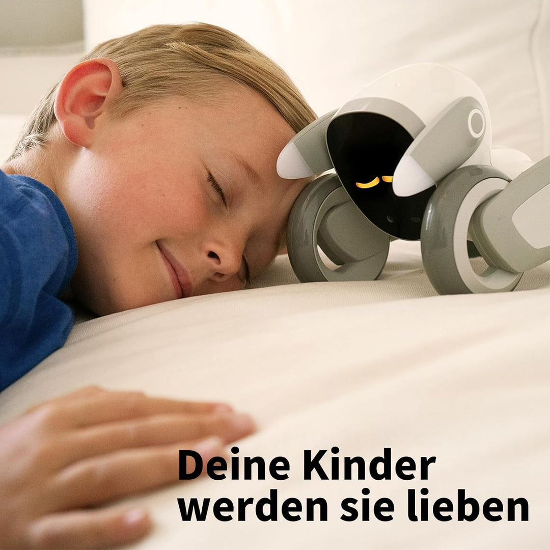 Loona KEYI Premium Haustier-Roboter mit Ladestation (Smarte AI ChatGPT-4o, Stimmen- & Gestensteuerun