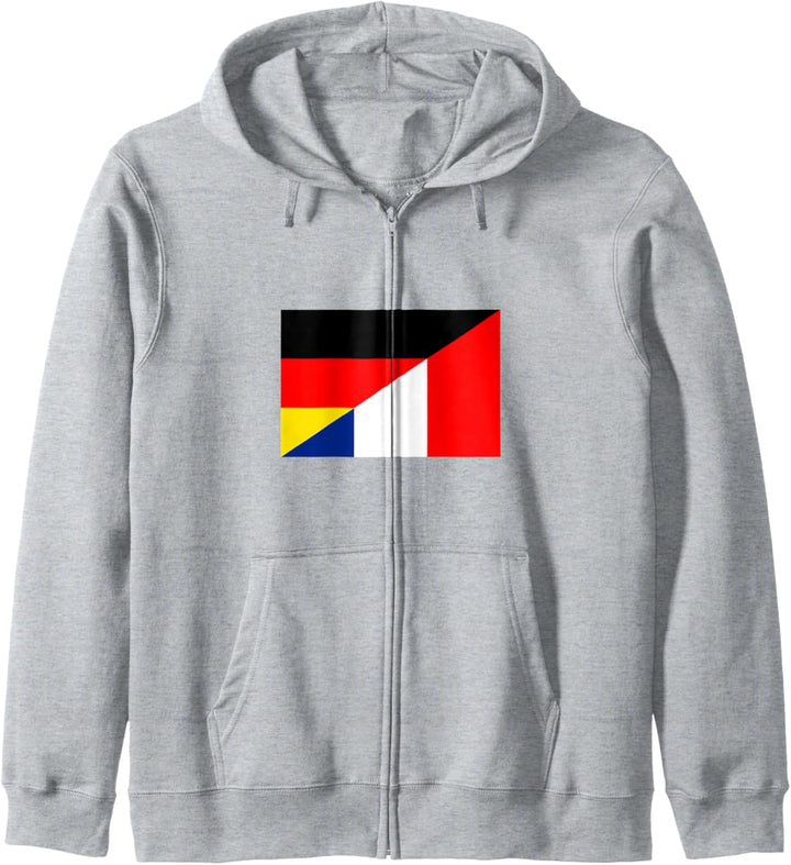 Deutschland Frankreich Kapuzenjacke