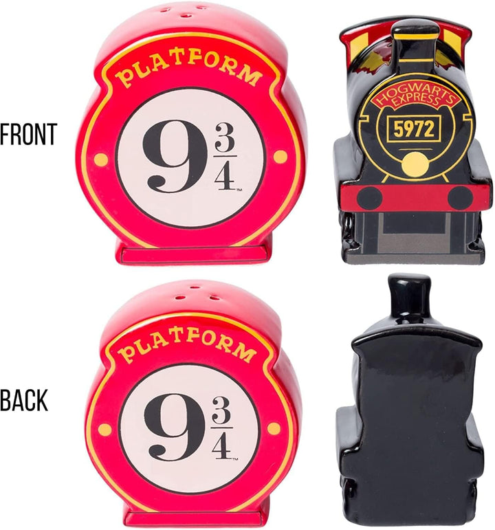 Silver Buffalo Warner Bros. Harry Potter Hogwarts Express Platform Salz- und Pfefferstreuer aus Kera