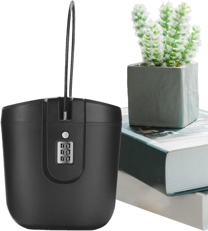 Beach Lock Box, Tragbarer wasserdichter Schlüsselschlosskasten Safe mit abnehmbarem Kabelgriff, 2L S