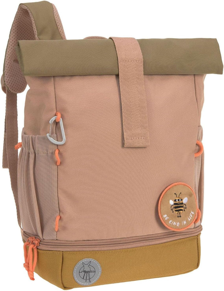 LÄSSIG Kindergartenrucksack Kinderrucksack Rolltop mit Brustgurt wasserabweisend, 11 Liter/Mini Roll