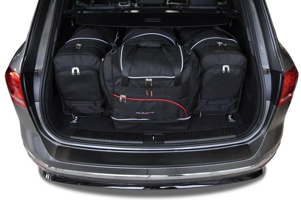 KJUST Dedizierte Reisetaschen 4 stk kompatibel mit VW TOUAREG II (7P) 2010-2017