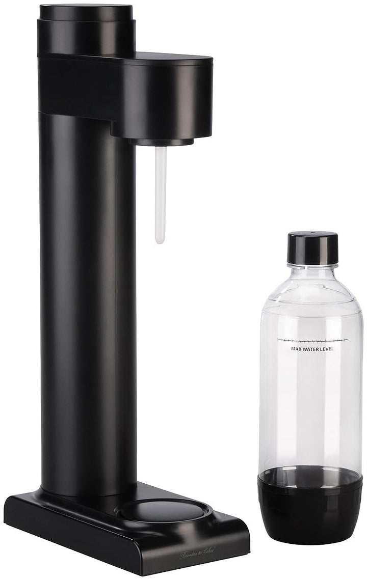 Rosenstein & Söhne Wassersprudler Küche: Soda-Wassersprudler mit 1-Liter-Flasche, Soda-Stream-kompat