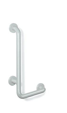 HEWI Winkelgriff Serie 801, d:33mm AM:600mm W:300mm reinweiss 801.22.100 99