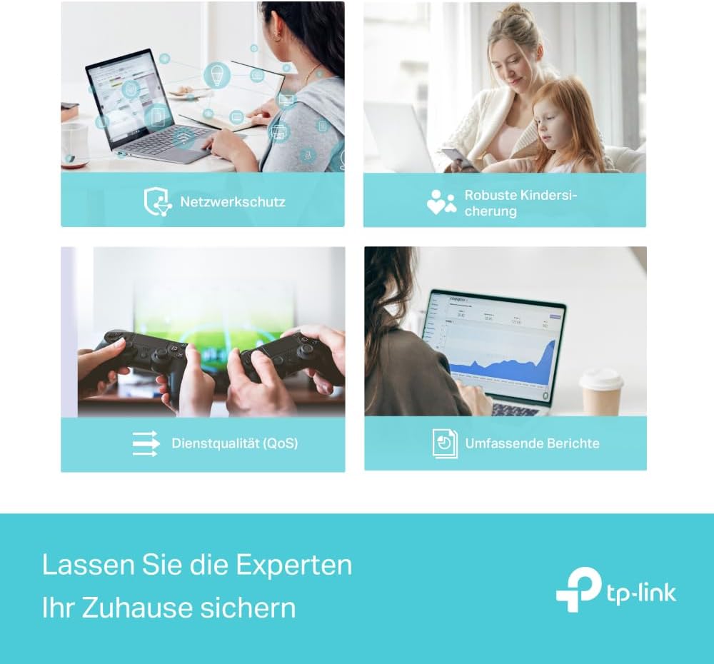 TP-Link Deco X50 Mesh WLAN Set (3 Pack), Wi-Fi 6 AX3000 Dual Band Router & Repeater, 3x Gigabit Port