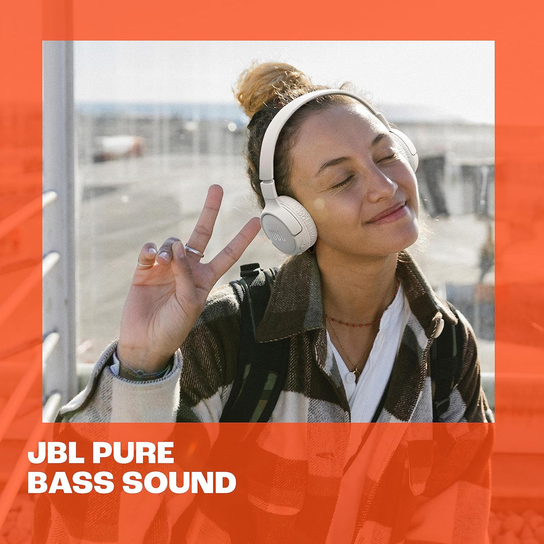 JBL Tune 670NC – Kabellose On-Ear-Kopfhörer mit adaptivem Noise-Cancelling und faltbarem Design – Bi