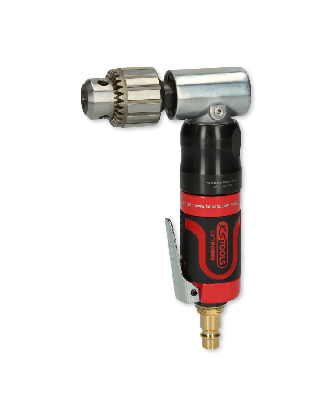 KS Tools Druckluft Winkelbohrmaschine 3/8" SlimPOWER 515.5525 I Winkelbohrmaschine Druckluft mit Zah