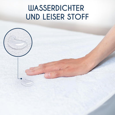 Matratzenschoner 70x200 Wasserdicht Dreamzie - Oeko-TEX und Made in EU - Atmungsaktive Anti-Allergie