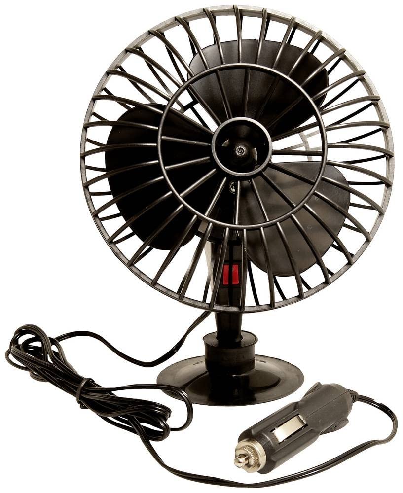 HP-Autozubehör 20210 Auto Ventilator mit Saugnapf-Befestigung