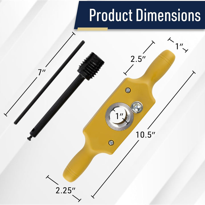 Kings County Tools Gewindeschneider-Set, 2,5 cm Grösse, schneidet männliche und weibliche Holzgewind