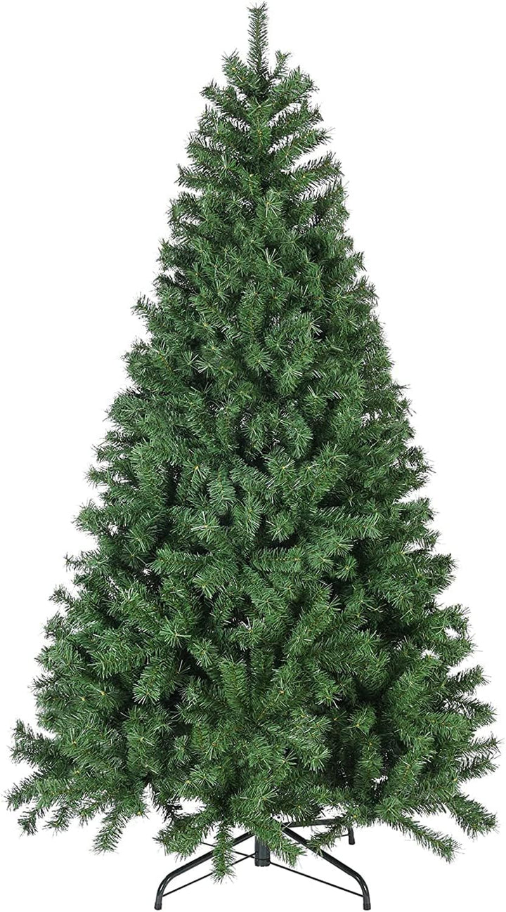 SHAVINGFUN Künstlicher Weihnachtsbaum,PVC Weihnachtsbaum,mit 600 Spitzen und Schnellaufbau Klapp-Sch