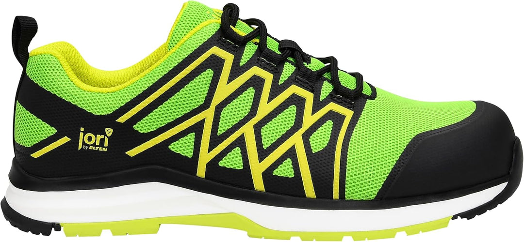 JORI Sicherheitshalbschuh Swift Green-Yellow Low ESD S1P 47 Grösse: 47, Grösse: 47