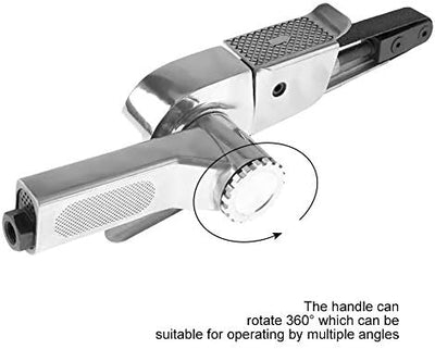 Mini Luftbandschleifer Pneumatisch, Bandschleifer Industrielle Schleifmaschine Polierwerkzeug 16000