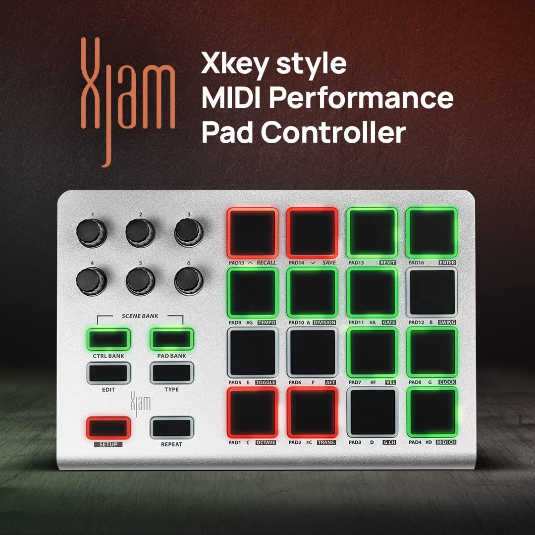 ESI Xjam | USB MIDI Performance Controller