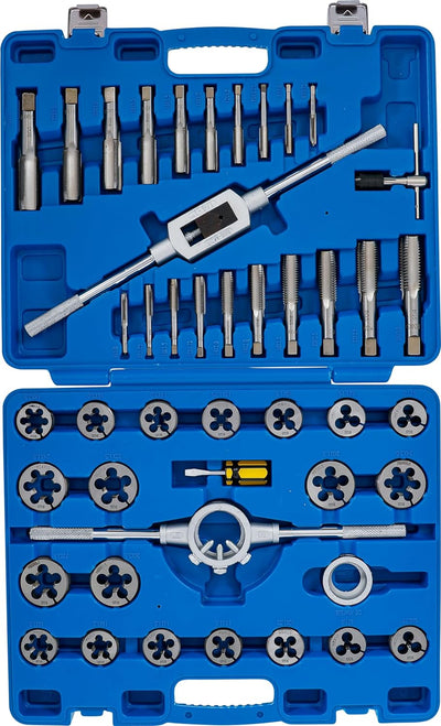 BGS 1893 | Gewindeschneid-Satz | 45-tlg. | M6 - M24 | metrisch | inkl.Kunststoff-Koffer 45-tlg. | M6