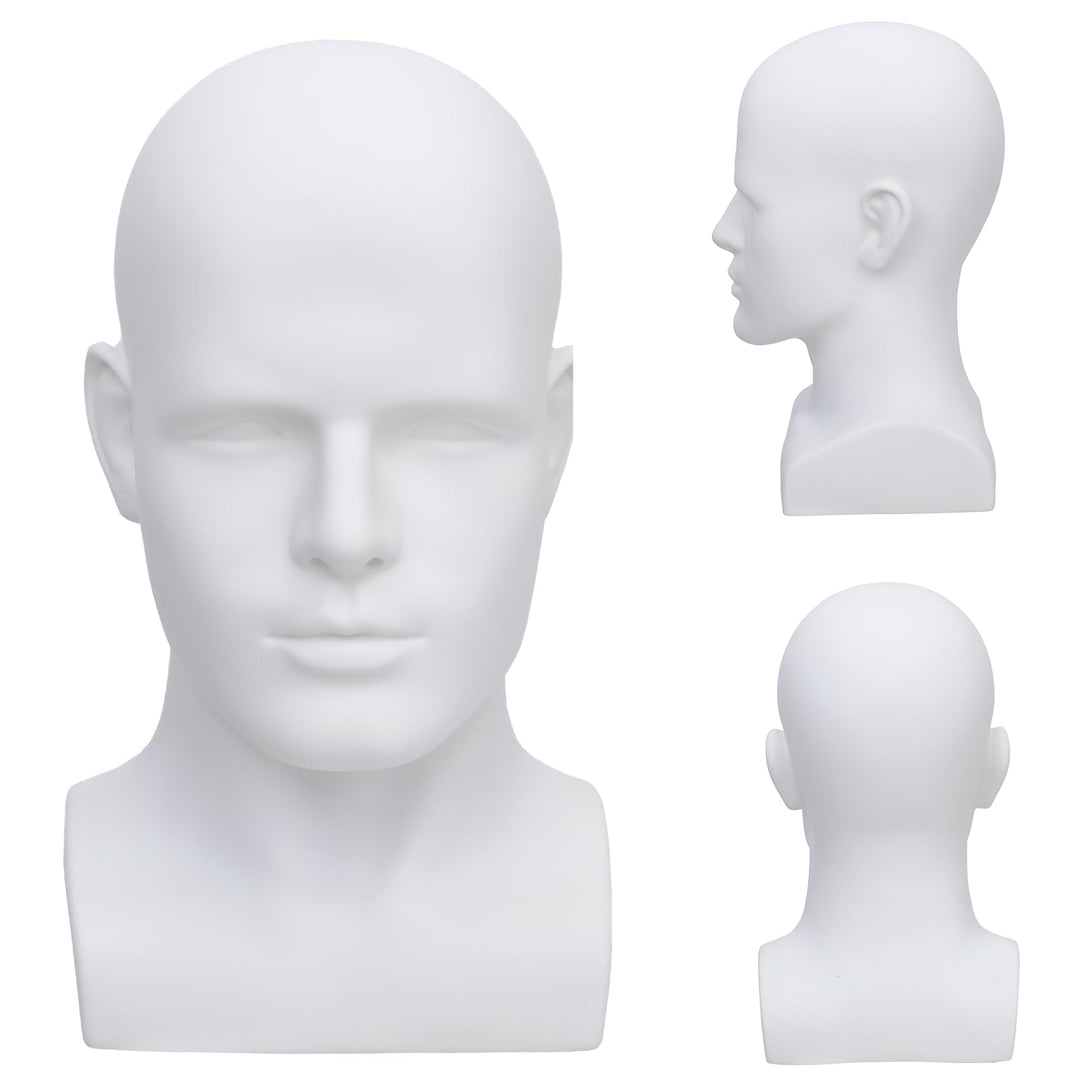Männlicher Mannequin-Kopf Professioneller Kosmetik-Übungskopf für die Präsentation von Headsets, Kop