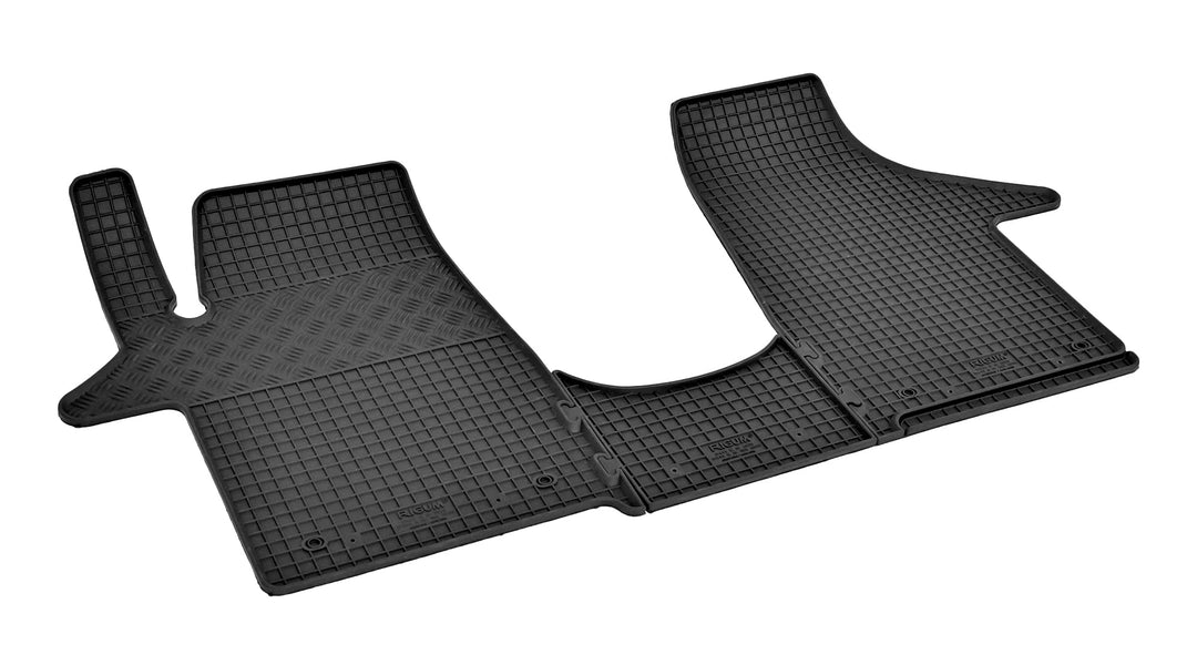 Passgenaue Gummifussmatten passend für VW T6 Transporter/Caravelle/Multivan ab 2015 | 2/3 Sitzer Ers