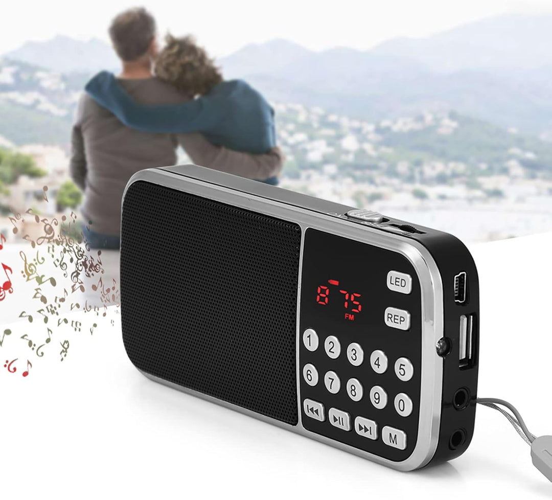 Tragbares Digitales Audio, Lautsprecher LED-Taschenlampe Unterstützung CD-Player Diskman Music Playe