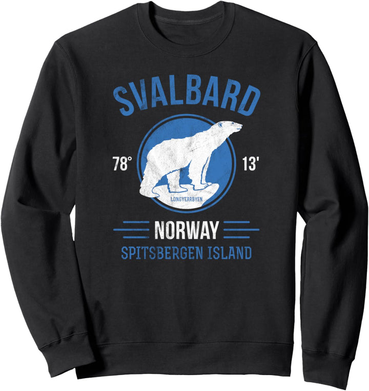 Svalbard Spitzbergen Eisbär Longyearbyen Norwegen Polar Bear Sweatshirt