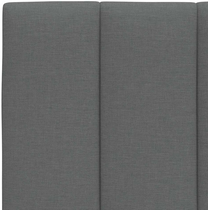 vidaXL Kopfteil-Kissen Hanko Dunkelgrau 90 cm Stoff, Kopfteilkissen, Kopfkissen, Lesekissen, Kopftei