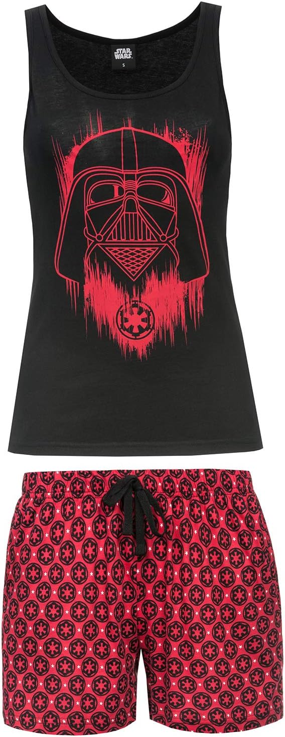 Star Wars Darth Vader Pyjama schwarz/rot XS