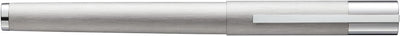 LAMY scala Tintenroller 351 - Rollpen aus strichmattiertem Edelstahl in der Farbe Silber mit Griffst