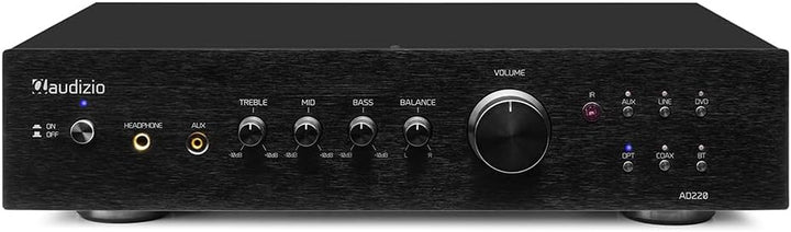Audizio AD220B - HiFi-Stereo-Verstärker, Bluetooth Verstärker für Lautsprecher und HiFi Anlage, Ampl