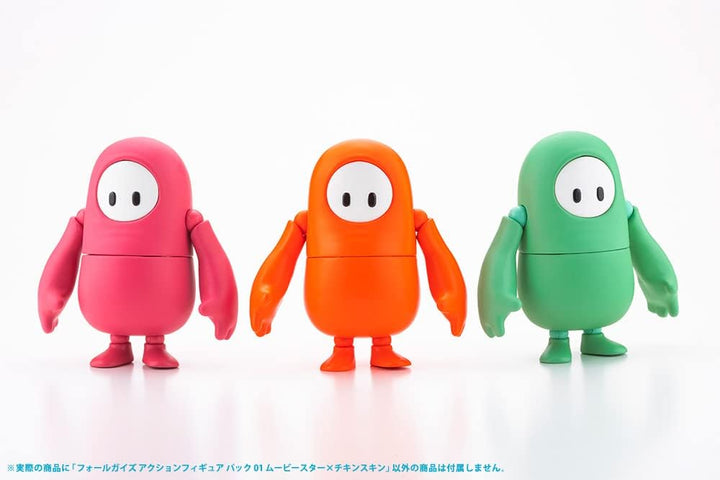 Kotobukiya Fall Guys: Ultimate Knockout Actionfigur 1/20 Pack 01 Movie Star/Chicken Skin 8 cm