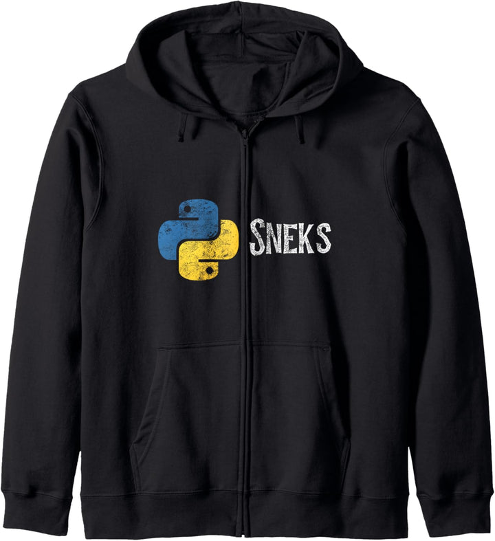 Python-Programmierung Lustiger Programmierer Python Logo Kapuzenjacke