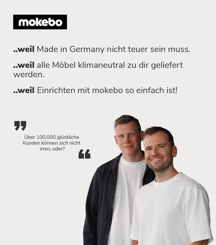 mokebo Nackenrolle mit Cordbezug 'Das Nickerchen', Nackenkissen, Kissenrolle, Zierkissen, Sofakissen