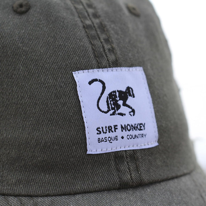 SURF MONKEY Baseball Cap Classic Dad Cap aus Baumwolle ohne Struktur - Used-Look Einheitsgrösse Oliv