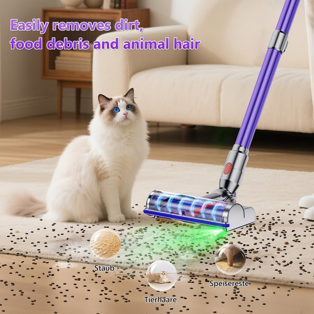 Electric Brush Compatible with Dyson V7, V8, V10, V11, V15 Vacuum Cleaner Attachment, Part Direct Dr