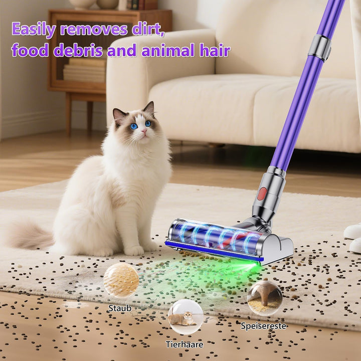 Electric Brush Compatible with Dyson V7, V8, V10, V11, V15 Vacuum Cleaner Attachment, Part Direct Dr