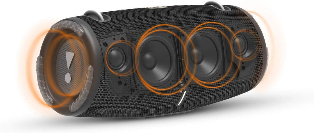 JBL Xtreme 3 Musikbox in Blau – Wasserdichter, portabler Stereo Bluetooth Speaker mit integrierter P