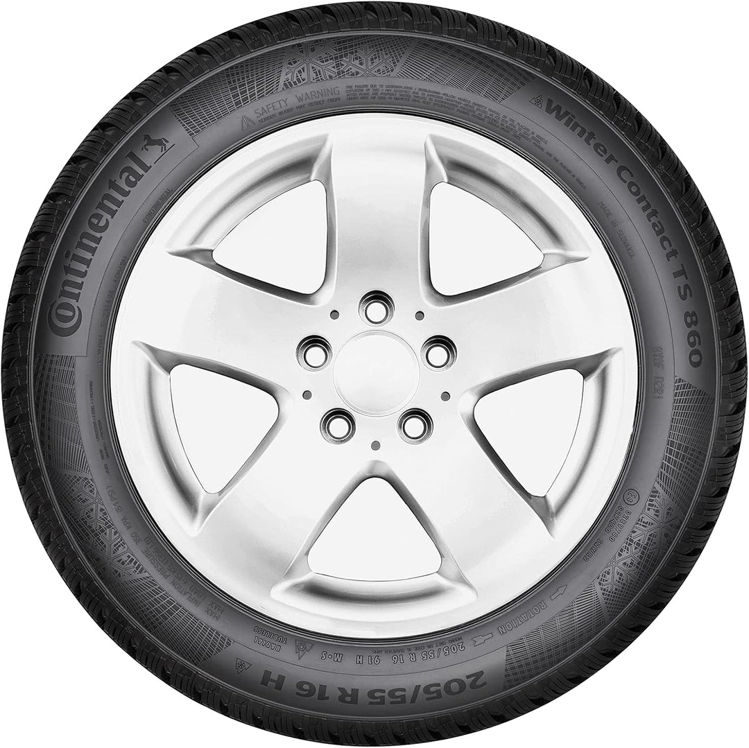 CONTINENTAL WinterContact TS 860 - 175/60/15 081T - E/B/71dB - Winterreifen (PKW) 175/60R15 81T - M+