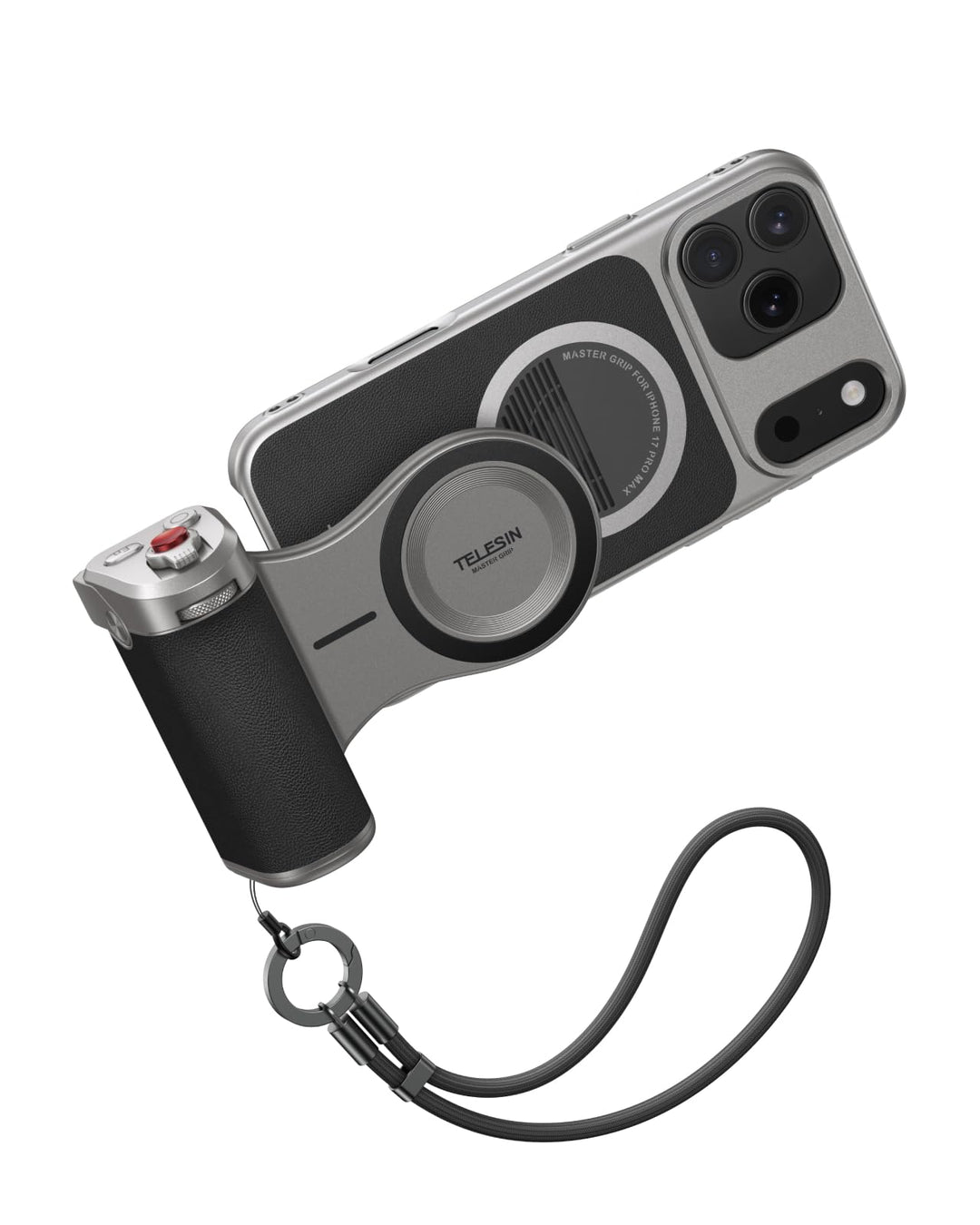 TELESIN Master Grip Kit für iPhone 17 Pro Max, Magnetic Kameragriff für iPhone 17 Pro Max Standard S