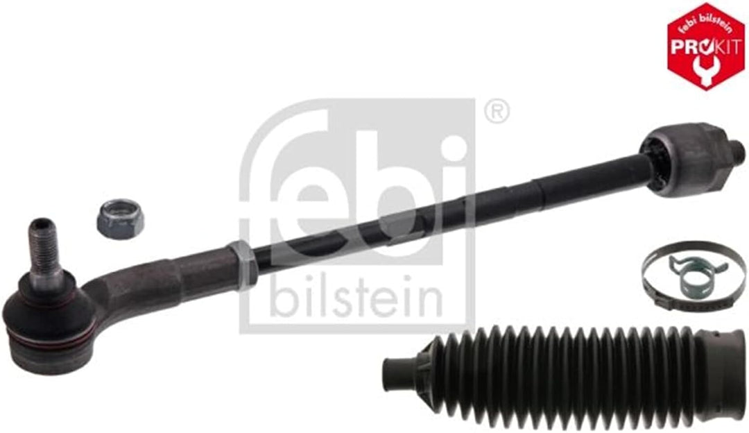 febi bilstein 49081 Spurstange mit Lenkmanschettensatz , 1 Stück