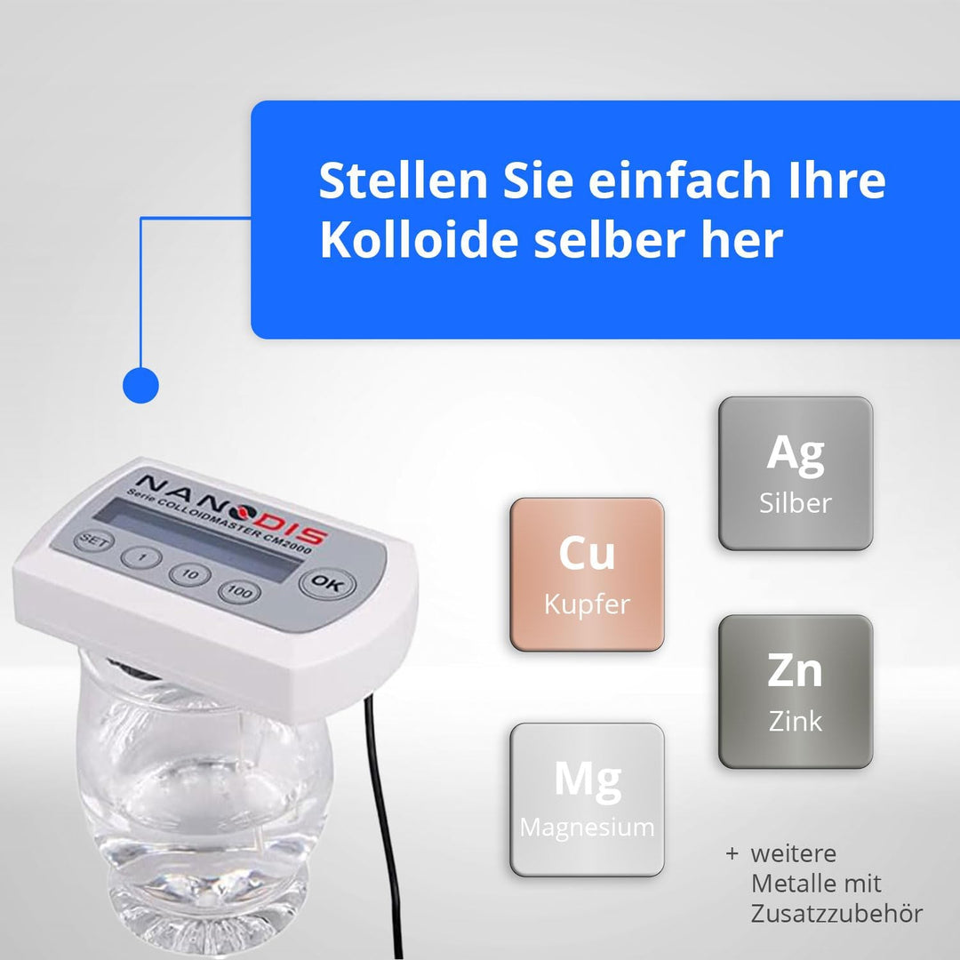 Colloidmaster CM2000 | Vollautomatischer Profi-Generator in Luxusausführung| zur Herstellung von kol