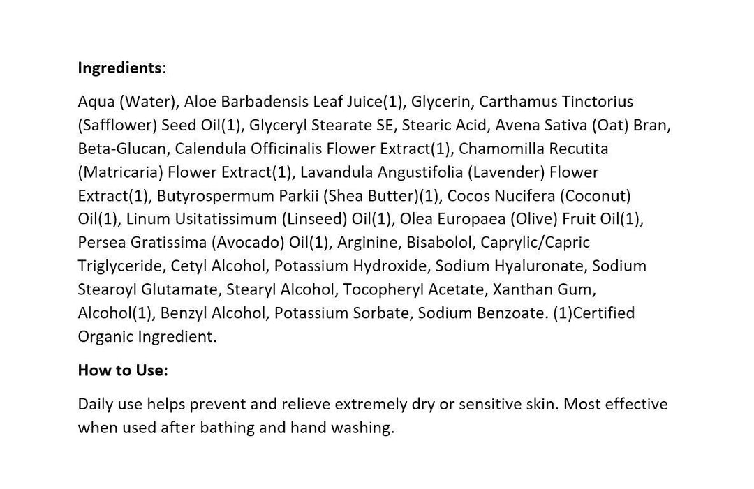 Avalon Organics Hand and Body Lotion Aloe Unscented - 32 fl oz