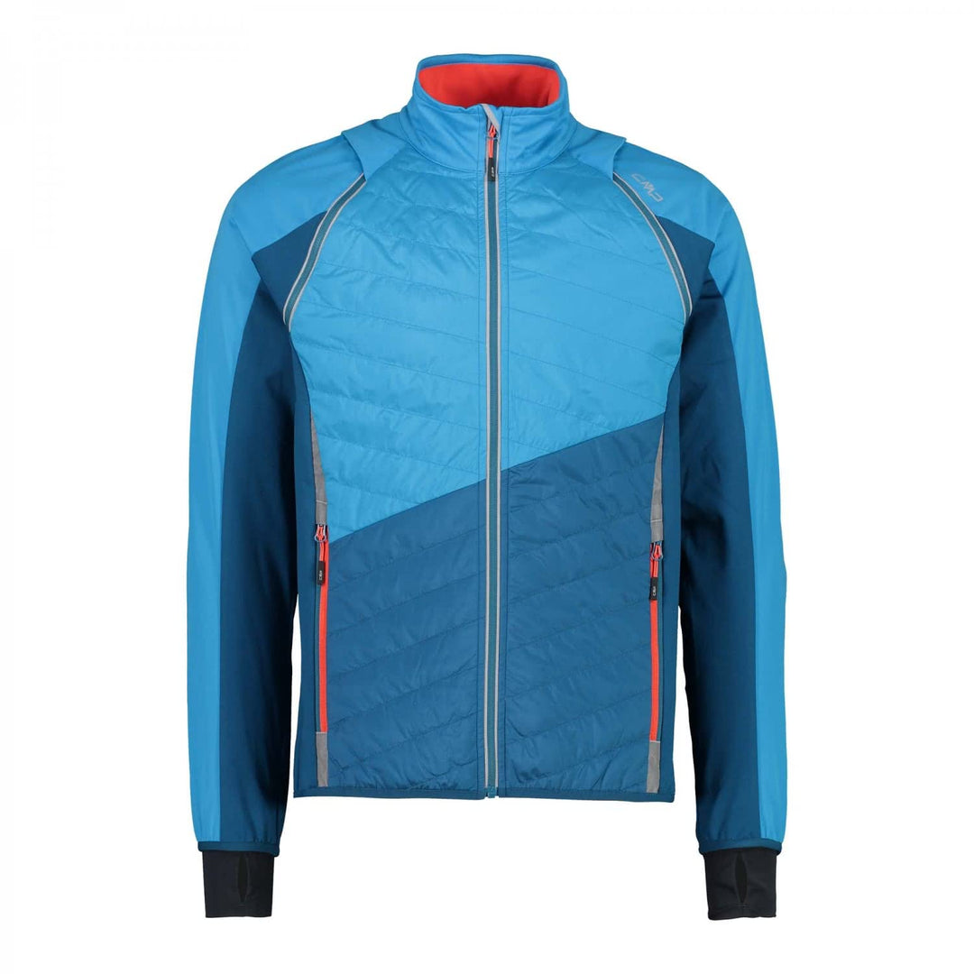 CMP Herren Leichte Herren-softshelljacke mit Abnehmbaren Ärmeln Leichte Softshelljacke 52 L854 danub