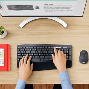 Logitech MK850 Performance Kabelloses Tastatur-Maus-Set, Bluetooth & 2.4 GHz Verbindung via USB-Empf