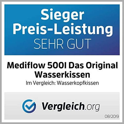 Mediflow 5001 Das Original Wasserkissen , Baumwolle , 40x80cm
